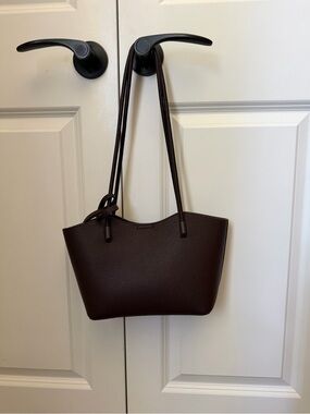 Antik Kraft Dark Brown Pebbled Shoulder Bag